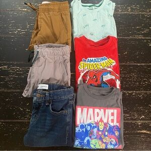 Boys Size 8 Clothing Bundle – Jeans, Joggers, Tees (Play + Good Condition)